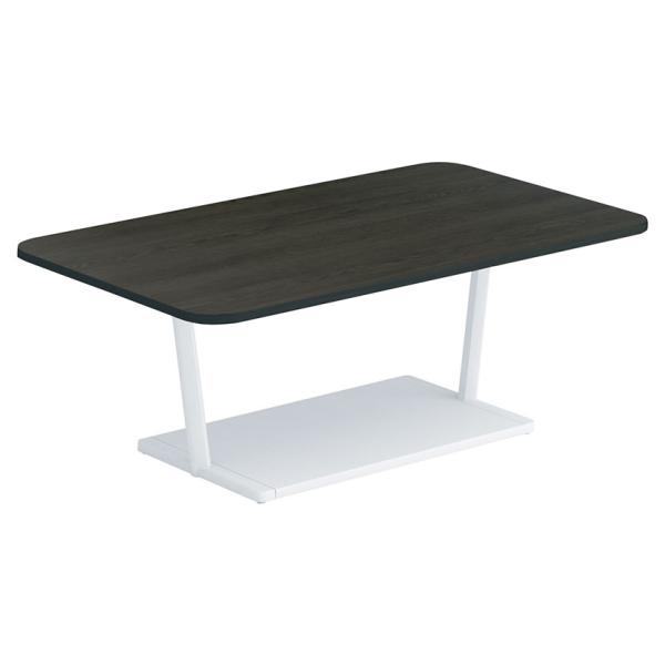 コクヨ リージョン ラウンジテーブル T字脚 ローテーブル 幅1200×奥行750×高さ450mm ...