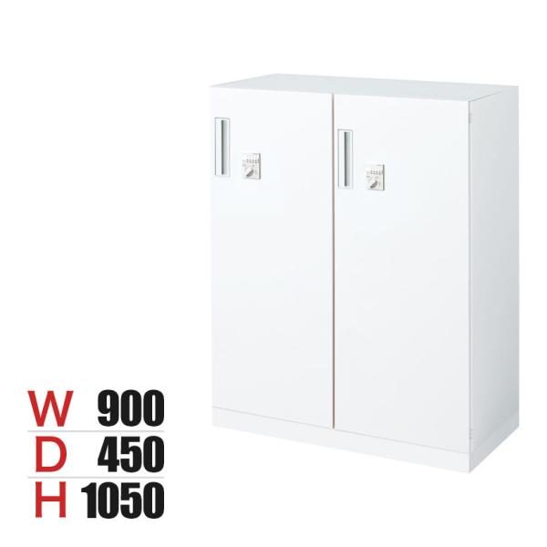 コクヨ エディア EDIA 収納 ロッカー ホワイト 2人用パーソナルロッカー ダイヤルロック 幅9...