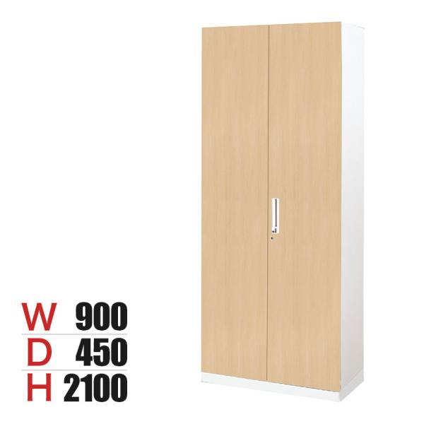 コクヨ エディア EDIA 収納 木目 多人数ロッカー両開き扉 下置き 本体ホワイト ナチュラルオー...