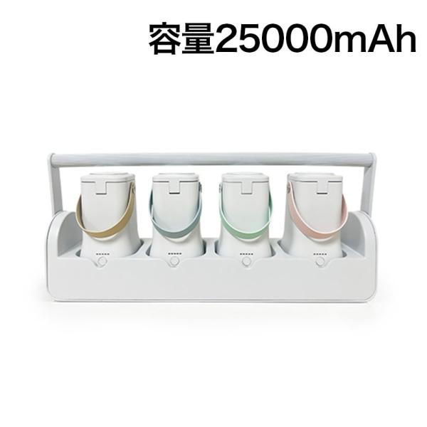 4台セット ポポフ mini Quad ミニ ポータブルバッテリー モバイル PD対応 ワイヤレス給...