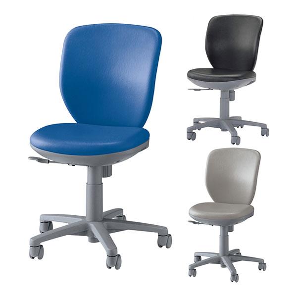 オフィスチェア レザー デスクチェア 事務椅子 ワークチェア ローバック No.290 肘なし モー...