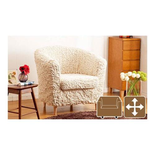 イタリア製ストレッチフィットソファカバー Firenze〔フィレンツェ〕 一体型 1人掛け用