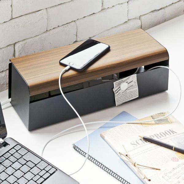 木転写コードボックス TEER(ティール) 幅380×奥行130×高さ110mm