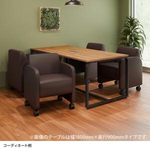 法人様限定 会議テーブルセット 4人用 テーブ...の詳細画像5