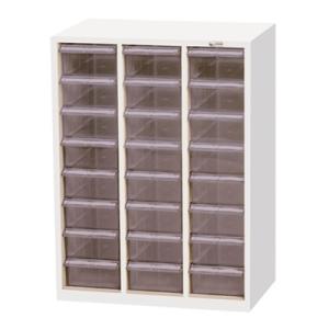 法人様限定 国産 完成品 スチール製 小物整理ケース ダイヤル錠 (紫外線吸収剤入り) 3列8段 幅...