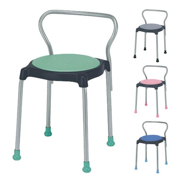 CUPPO 背つき 1脚 NI-CUPPO-B スツール オフィス家具 丸椅子 コンパクト スタッキ...