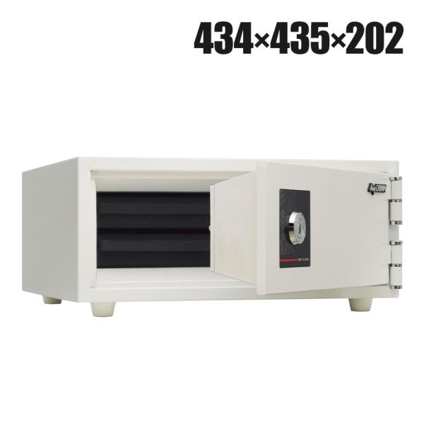 日本アイ・エス・ケイ 0.5時間耐火金庫 リバーシブルキー 角2封筒対応 エンディングノート付き L...