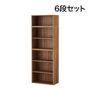 オフィスコム 法人様限定 キャビネット レモダ 木製 6段 上下組 3段