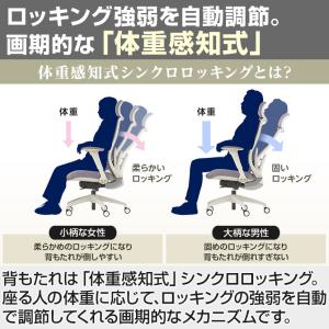 レビュー特典あり オフィスチェア AE-1 ブ...の詳細画像5