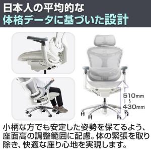 SIHOO オフィスチェア メッシュチェア エ...の詳細画像3