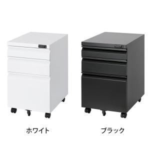 オフィスワゴン デスクワゴン ダイヤル錠 3段...の詳細画像1