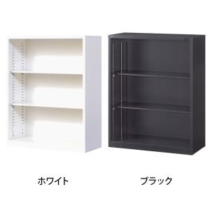 国産 完成品 オープン書庫 扉無し 3段 下置...の詳細画像1