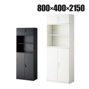 オフィスコム 法人様限定 スチール書庫 アーチー 上置き用オープン＋下