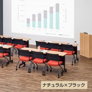 法人送料無料 会議用テーブル 折りたたみテーブ...の詳細画像4