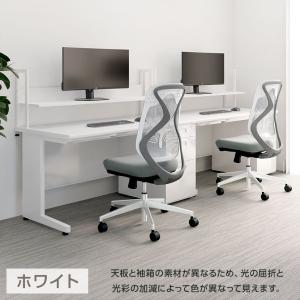 法人様限定 オフィスデスク スチールデスク 片...の詳細画像3