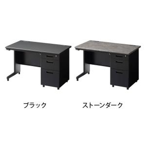 法人様限定 スチールデスク ブラック EX 片...の詳細画像2