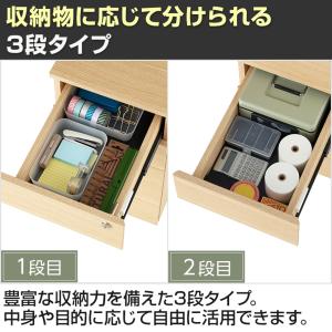 ALシリーズ 3段モバイルワゴン オールロック...の詳細画像5