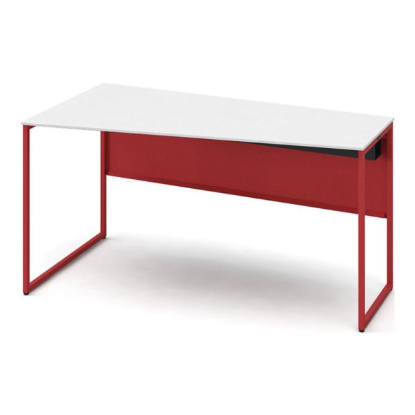 オカムラ ソリスト Soliste スタンダードタイプ 台形左タイプ フレーム脚オレンジレッド メラ...