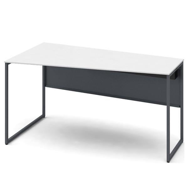 オカムラ ソリスト Soliste スタンダードタイプ 台形左タイプ フレーム脚ダークグレー メラミ...