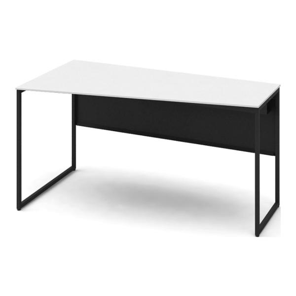 オカムラ ソリスト Soliste スタンダードタイプ 台形左タイプ フレーム脚ブラック メラミン天...