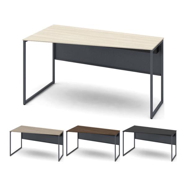 オカムラ ソリスト Soliste スタンダードタイプ 台形天板 左タイプ フレーム脚ダークグレー ...