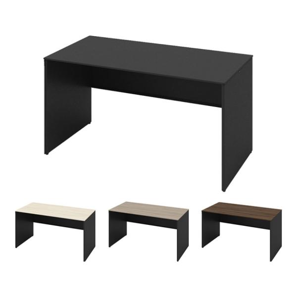 オカムラ ソリスト Soliste スタンダードタイプ 平机 パネル脚ブラック メラミン天板 幅14...