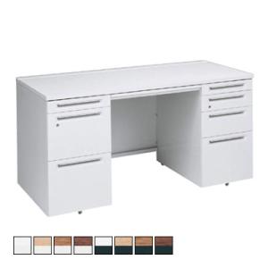 3V0PBF アドバンス ADVANCE 両袖机 標準タイプ 左3段袖+右4段袖 中央引出し付き(A...