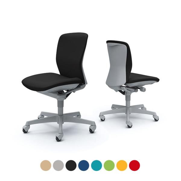 オカムラ オフィスチェア デスクチェア ワークチェア オカムラ スラート 肘なし ローバック グレー...