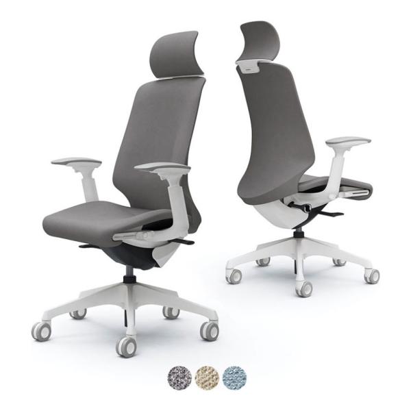 CT4EFC スフィア Spher アジャストアーム エクストラハイバック ホワイトボディ ホローウ...