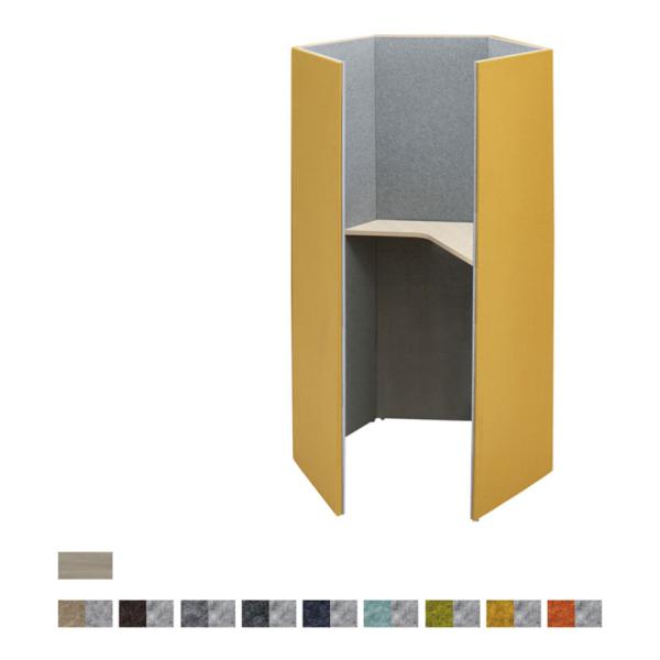 4WA13E | ドレープ drape ペンタ 左用 プライズウッドミディアム天板 フェルト アッパ...