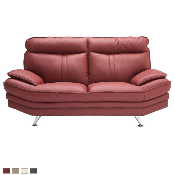 2人掛け ソファ イタリア製厚革 レザー ソファ ハイバック モダン 背脱着式 幅1700×奥行90...