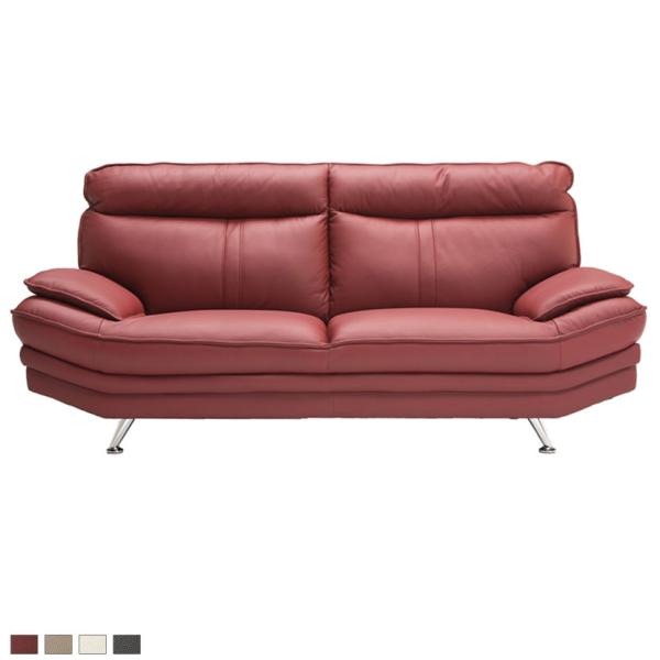 3人掛け ソファ イタリア製厚革 レザー リビングソファ ハイバック モダン 背脱着式 幅2000×...