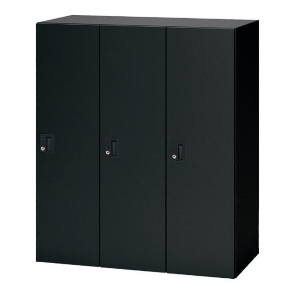 NL-V105-3FS NL パーソナルロッカー 3人用バーチカル ブラック シリンダー錠 幅900...