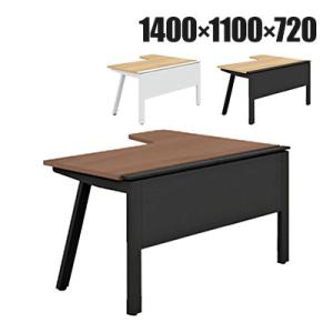 GE-N147RL Genela ジェネラ 単体ラウンド 左用 フリーアドレスデスク オフィスデスク...