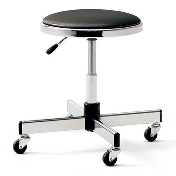 PLUS 作業用チェア ガス圧上下 キャスター付 幅545×奥行370mm KC-386NL-N-D...