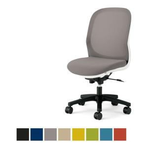 オフィスチェア メッシュ 事務椅子 デスクチェア PLUS プラス Fita フィータ ホワイトフレーム 肘なし 体重感知 シートスライドロッキング固定 PL-KC-FT50ML
