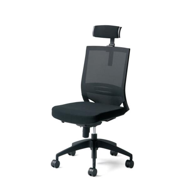 オフィスチェア メッシュ 事務椅子 デスクチェア PLUS KT-6シリーズ 背メッシュタイプ ヘッ...