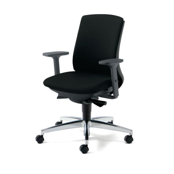 プラス ベネス Benes オフィスチェア デスクチェア ワークチェア KD-BN33SL アルミ脚...