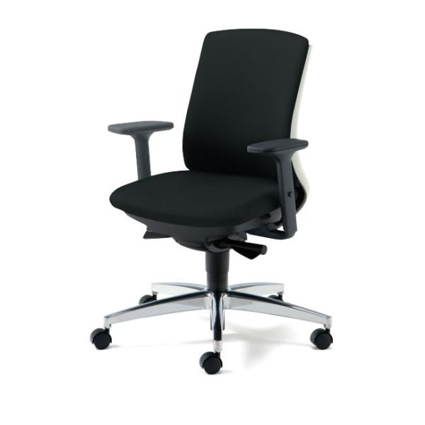 プラス ベネス Benes オフィスチェア デスクチェア ワークチェア KD-BN513SL アルミ...