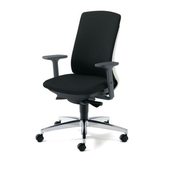 プラス ベネス Benes オフィスチェア デスクチェア ワークチェア KD-BN514SL アルミ...