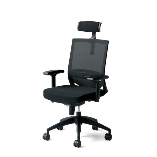 オフィスチェア メッシュ 事務椅子 デスクチェア PLUS KT-6シリーズ 背メッシュタイプ ヘッ...