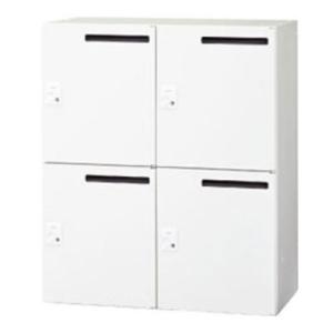 L6 ICライト ロッカー L6-105L4-IC ホワイト 4人用 IC錠 幅900×奥行450×...