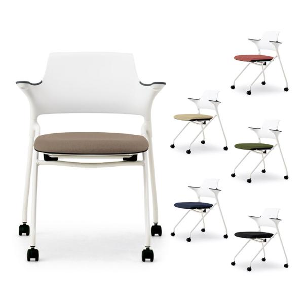 MB-NM50S NEWMAL ミーティングチェア 会議用チェア 標準タイプ ナイロンキャスター 本...