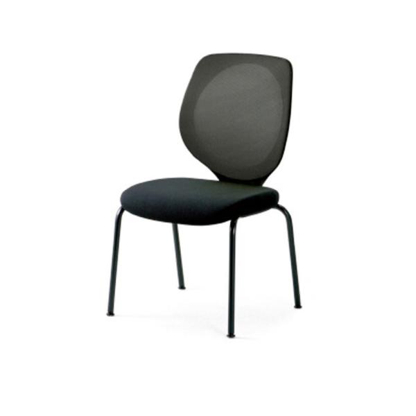 PLUS ジロフレックス 353 ミーティング 4本脚タイプ 肘なし ブラック塗装 MC-35330...