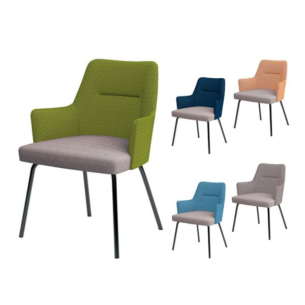 RC-WFL21S WORK FRAN ワークフラン ラウンジチェア ミドルタイプ 4本脚タイプ 布...