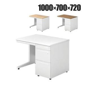 UR-107DL-3 W4 US-1S 片袖机 スチールデスク オフィスデスク D-3段袖 多量収納...