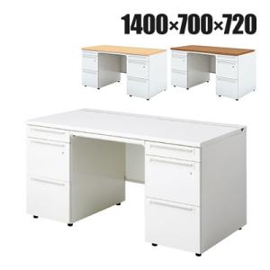 UR-147AL-33 W4 US-1S 両袖机 スチールデスク オフィスデスク A-3段袖×A-3...