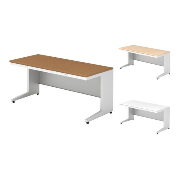 PLUS ユーエスツー 平机 L字脚 D700 幅1600×奥行700×高さ720mm US-NS1...