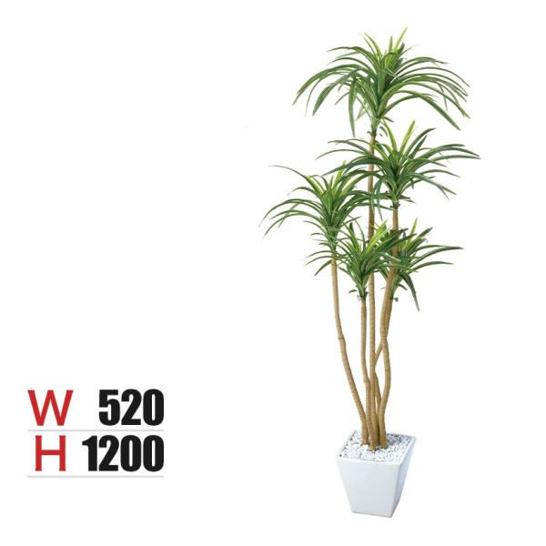 ポピー 観葉植物 ユッカポット(L)フェイクグリーン GLA-1198