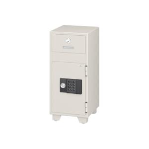 エーコー 投入式耐火金庫 テンキー式 プッシュ式 幅344×奥行430×高さ783mm 80kg 1...